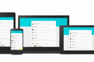 google material design vertical