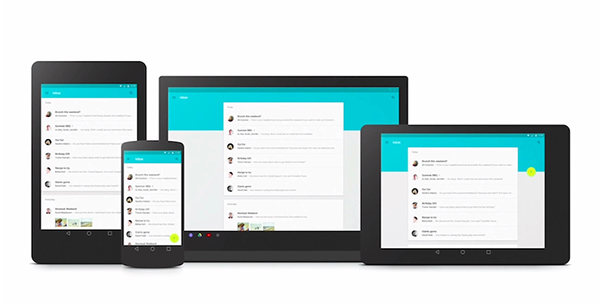 google material design vertical