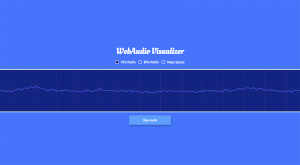 intro audio visualizer