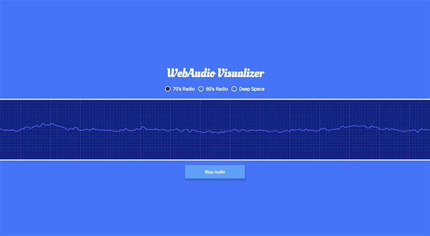 intro audio visualizer