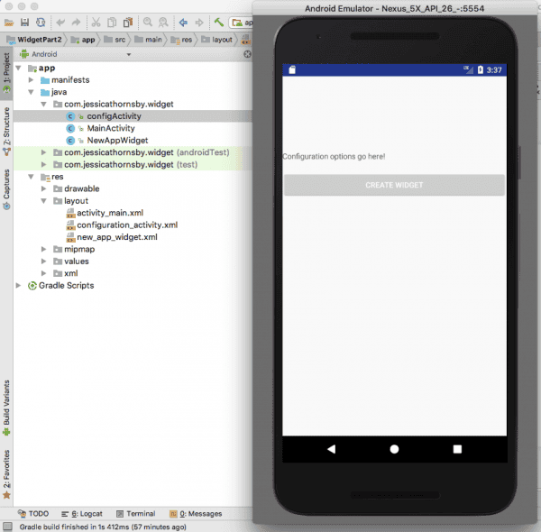 Code a Widget for Your Android App: Add a Configuration Activity - Medianic