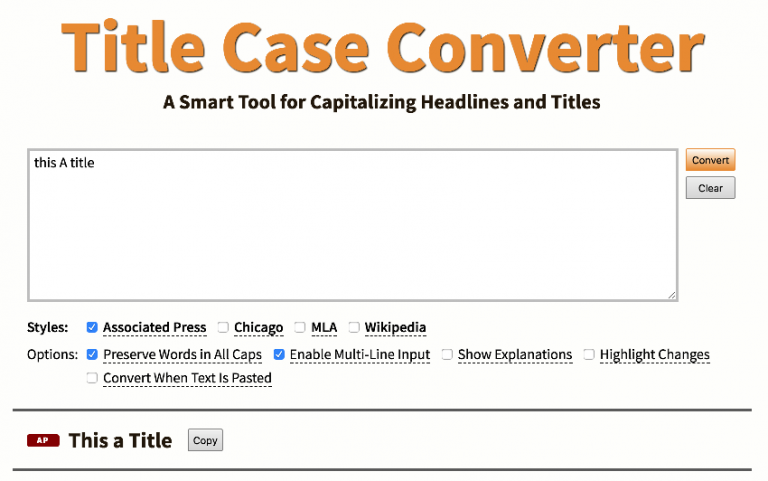 online case converter