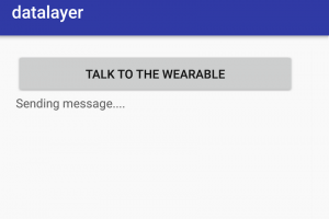 wearabe data layer message api