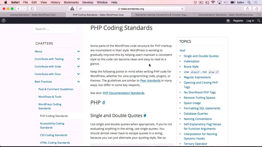 PHP Coding Standards