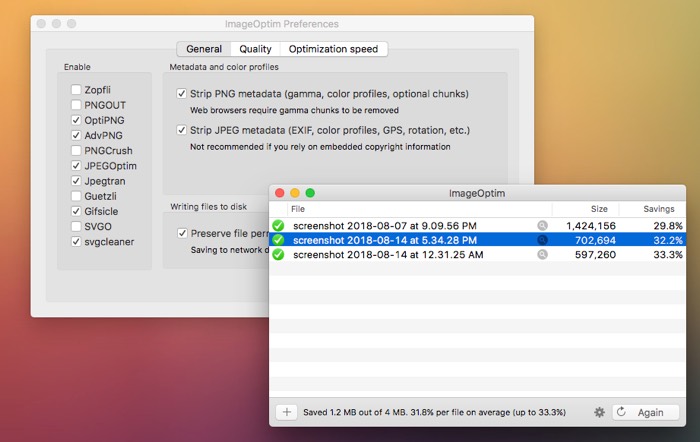 how to reduce image file size imageoptim