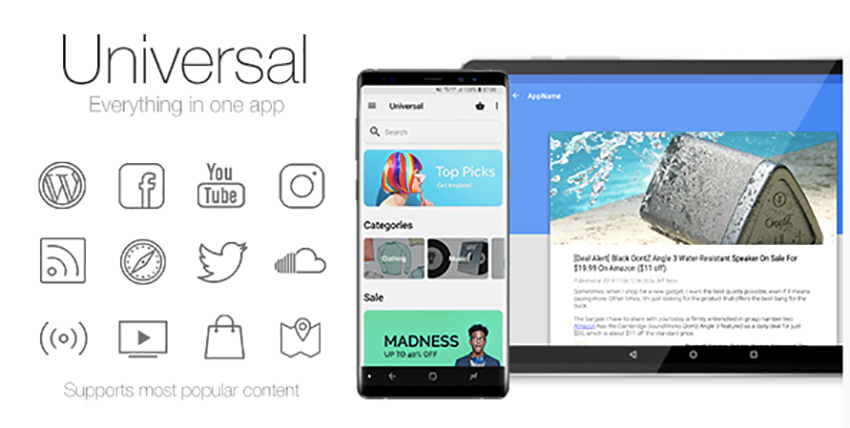Universal Full Multi Purpose Android App