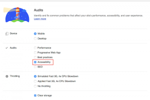 chrome lighthouse access