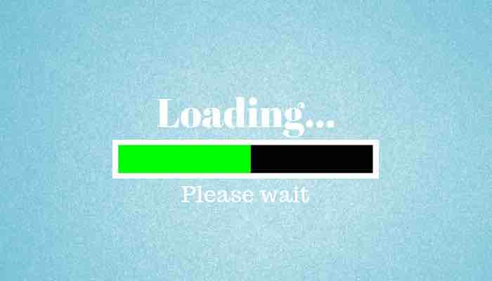 page loading