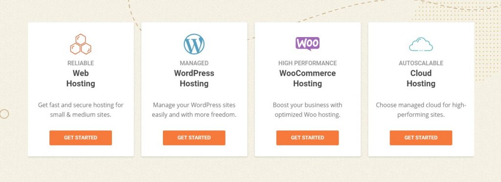 web hosting features