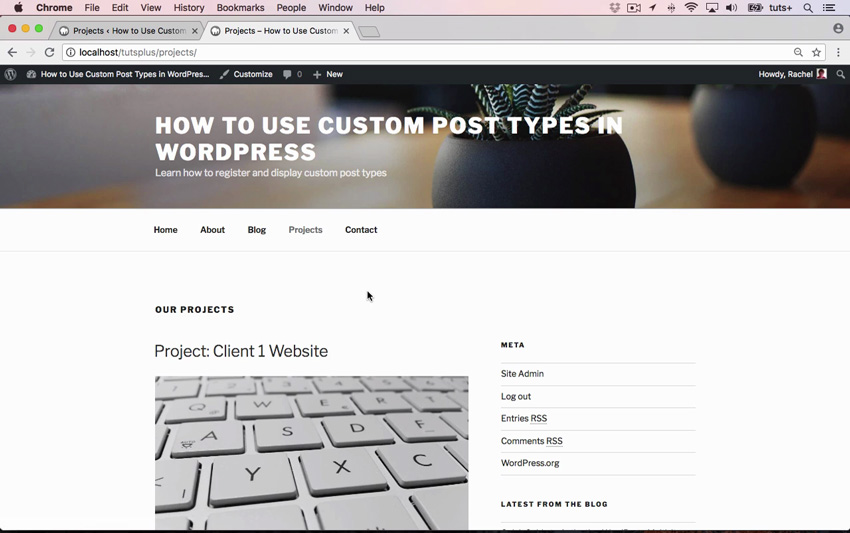 Custom Post Types WordPress