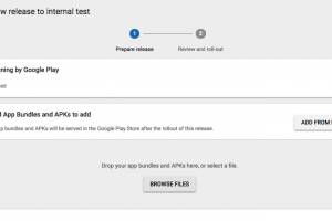 creating an android app bundle