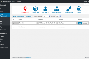 get started with a free booking calendar plugin in wordpress locations