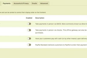 woocommercepaymentssettings starting