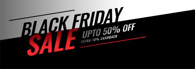 Download Modern Black Friday Sale Banner With Offer Details for free