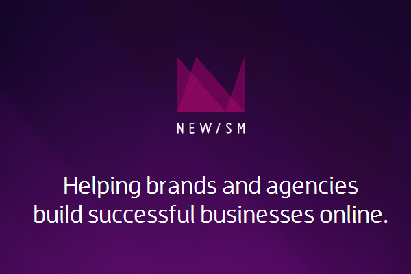 Newism web design studio homepage layout purple colors
