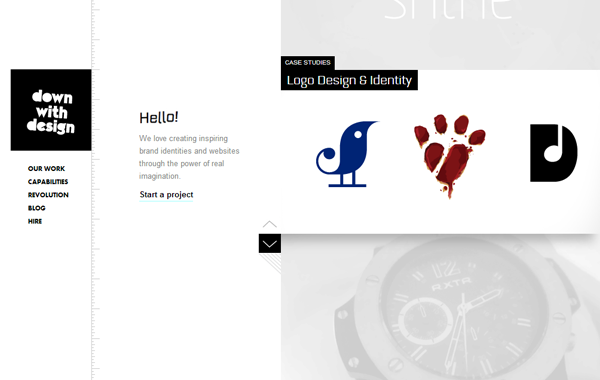 portfolio icons illustration website layout