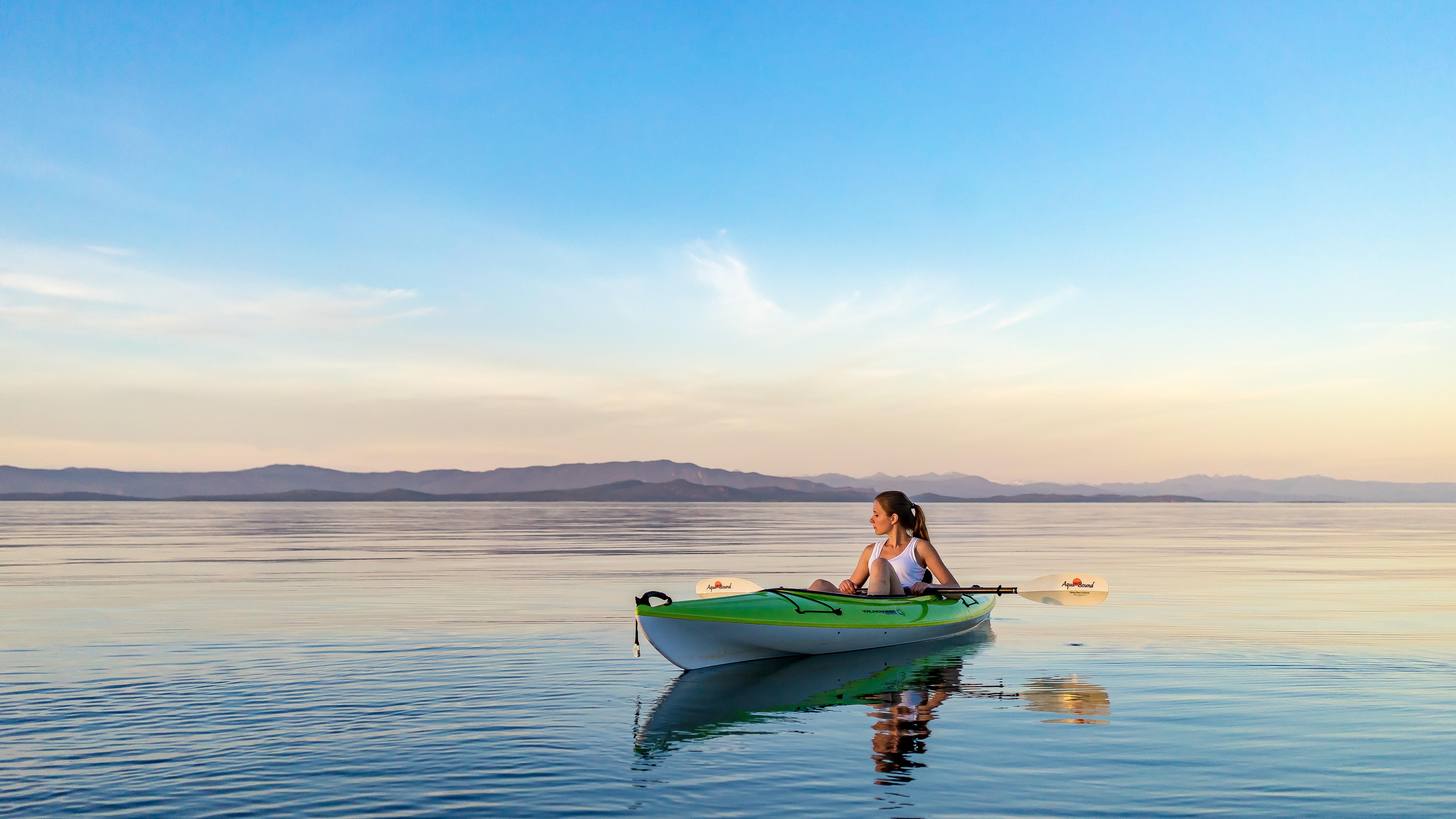 summer stock photos lake kayak