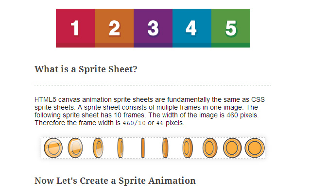 html5 canvas sprite animation tutorial