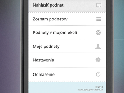Simple minimalist list navigation for Android apps