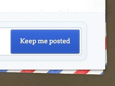 keep me posted website layout email design