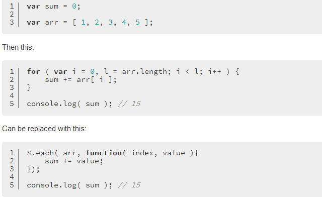 jquery howto tutorial iterating