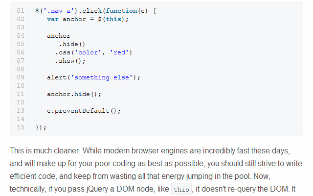 newbies newcomers learning jquery tips tricks