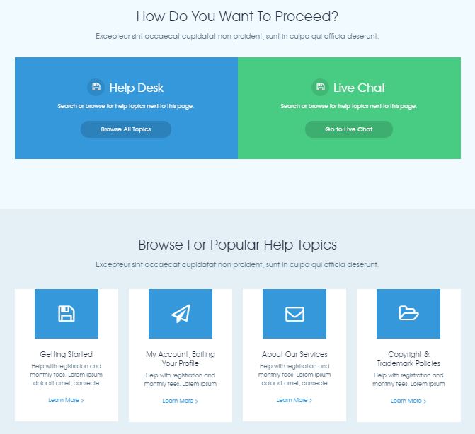 HelpDesk Support Theme