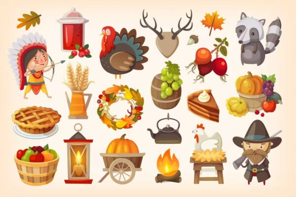 Thanksgiving Day Icons