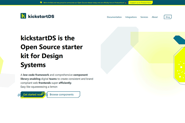 Example from kickstartDS