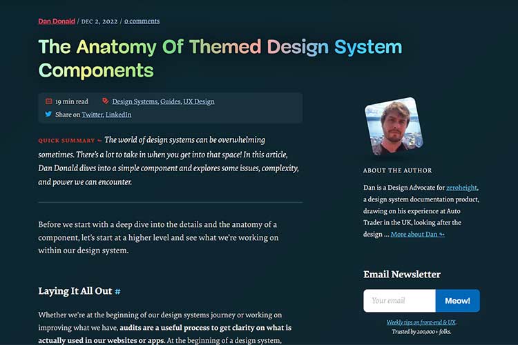 Example from The Anatomy Of Themed Design System Components