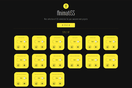 Tiny Little Tool for Web Designers AnimatiSS