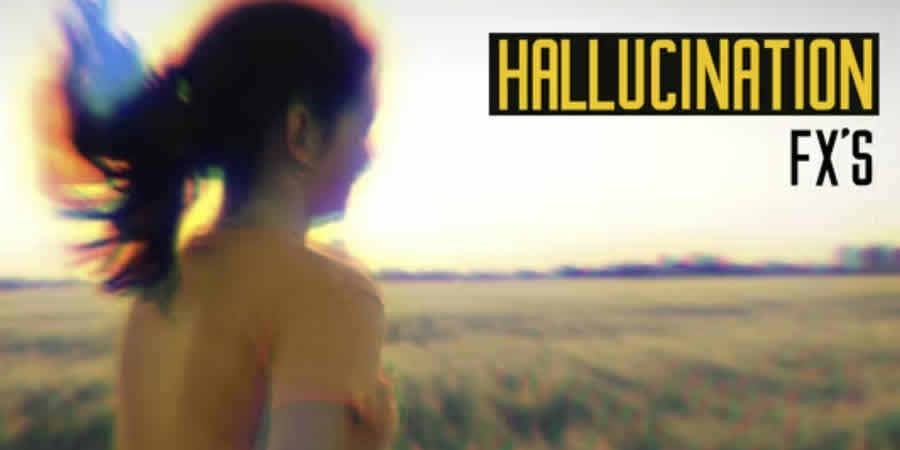 Hallucination Effects free davinci resolve template video motion design