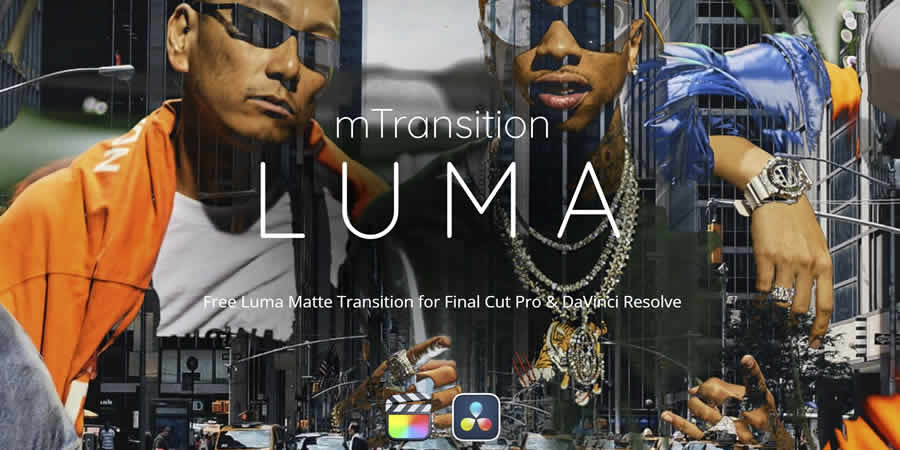 mTransition Luma Matte Transition free davinci resolve template video motion design