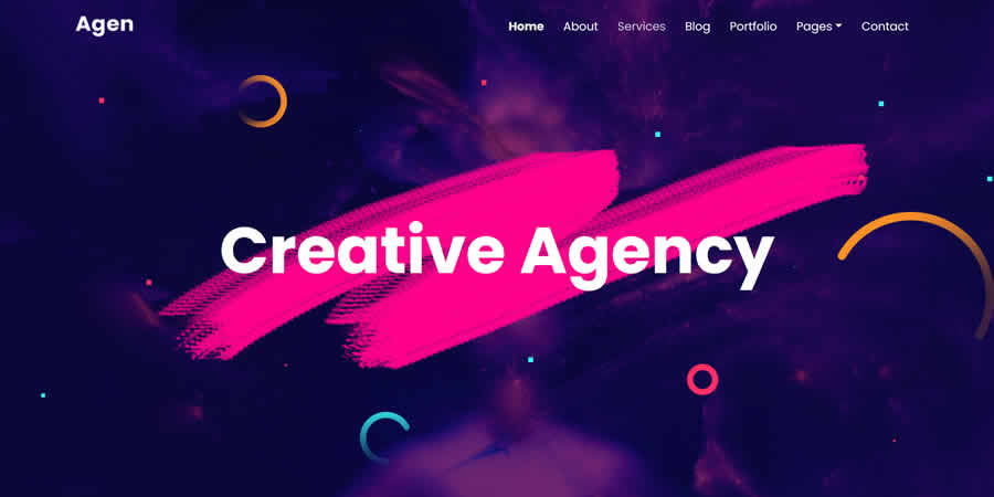 Agen Creative Agency Free Responsive HTML CSS Web Template