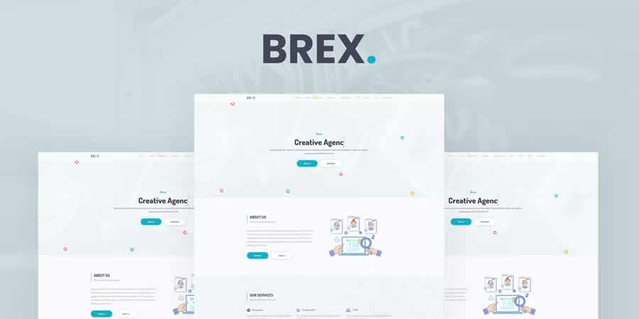 Brex One-Page Parallax Free Responsive HTML CSS Web Template
