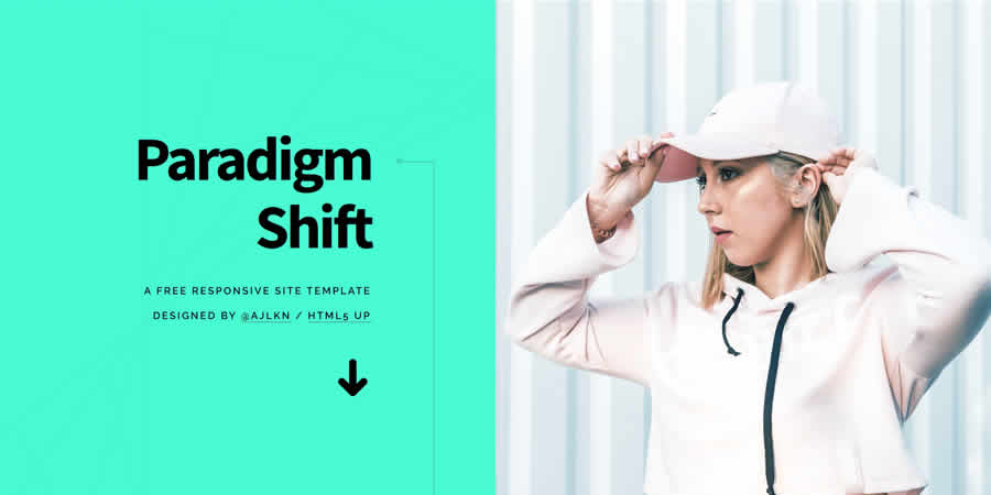 Paradigm Shift Free Responsive HTML CSS Web Template