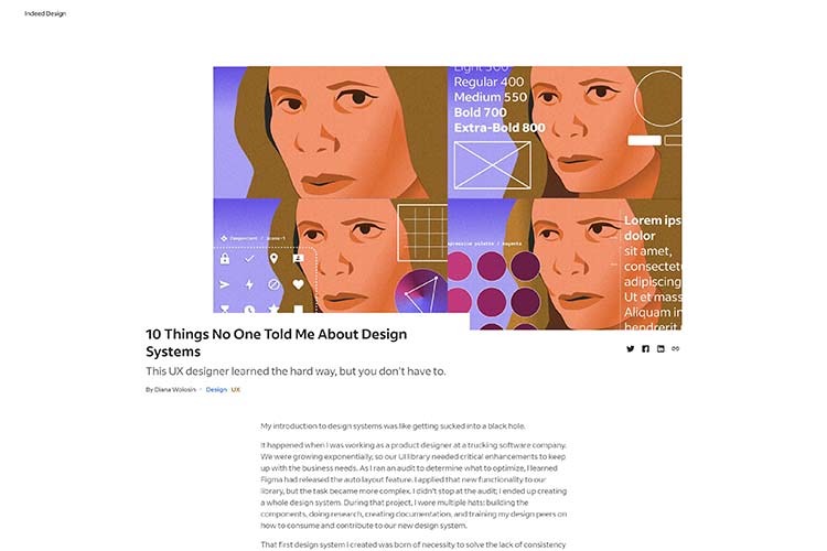 Example from 10 Things No One Told Me About Design Systems