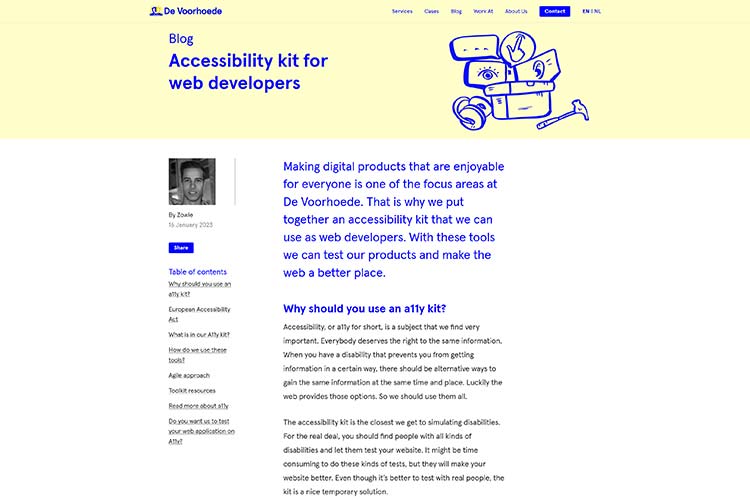 Example from Accessibility kit for web developers