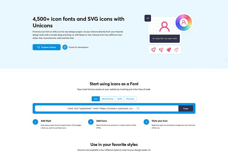 Example from Unicons