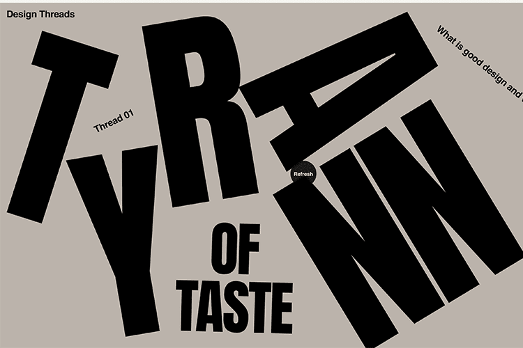 Example from Design Threads