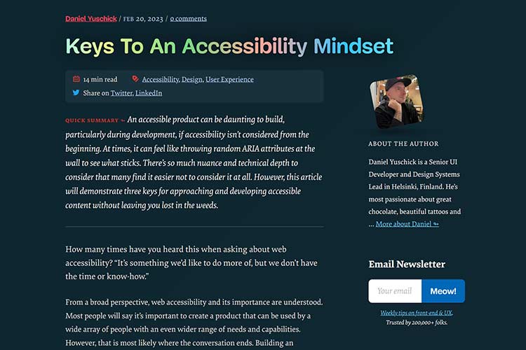 Example from Keys To An Accessibility Mindset