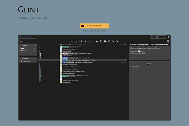 Example from Glint