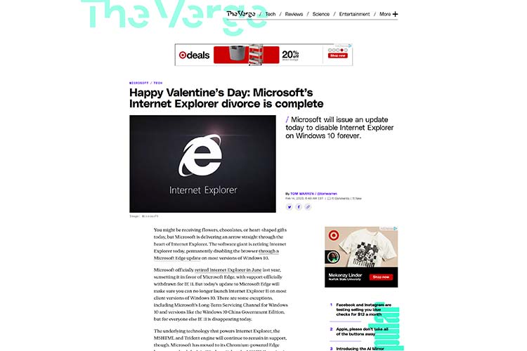Example from Happy Valentines Day: Microsoft's Internet Explorer divorce is complete
