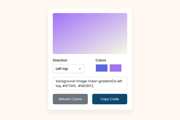 Example from: GradientSpace