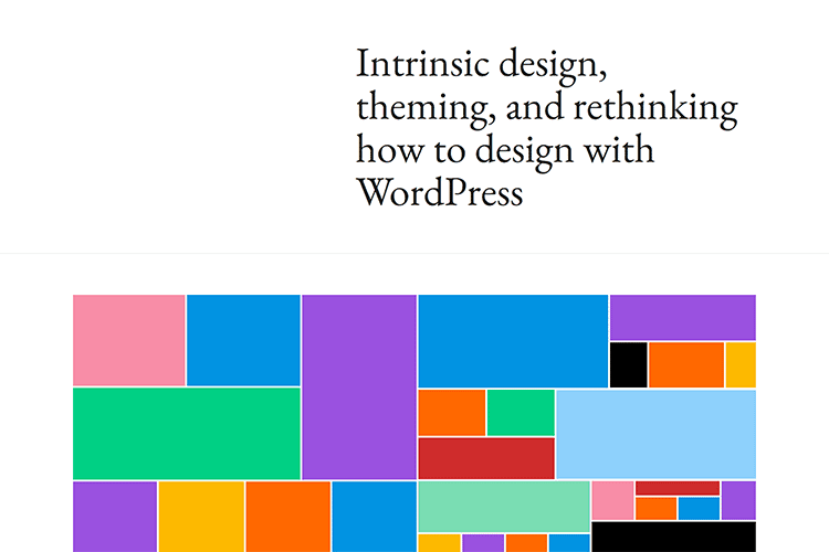 Example from Intrinsic design, theming, and rethinking how to design with WordPress