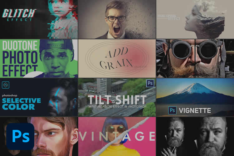 Example from 30 Tutorials for Creating Stunning Photo Effects in Photoshop
