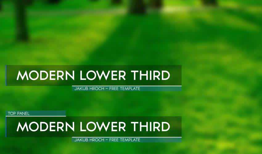 lower thirds animation ae adobe after effects template motion design project files video movie free