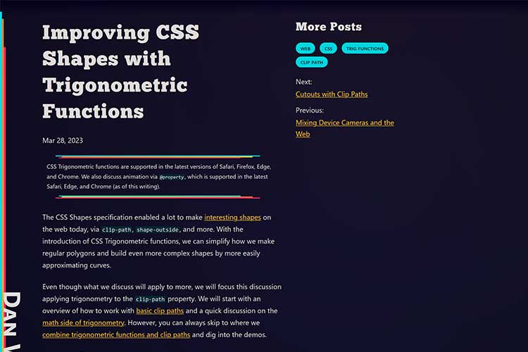 Improving CSS Shapes with Trigonometric Functions