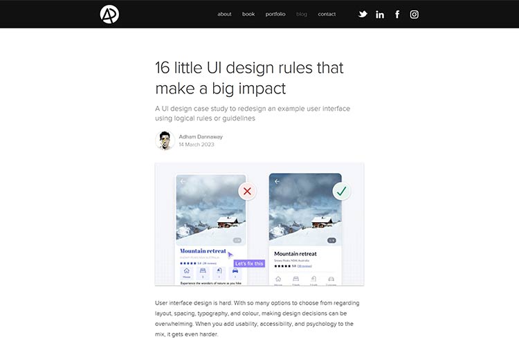 16 little UI design rules that make a big impact