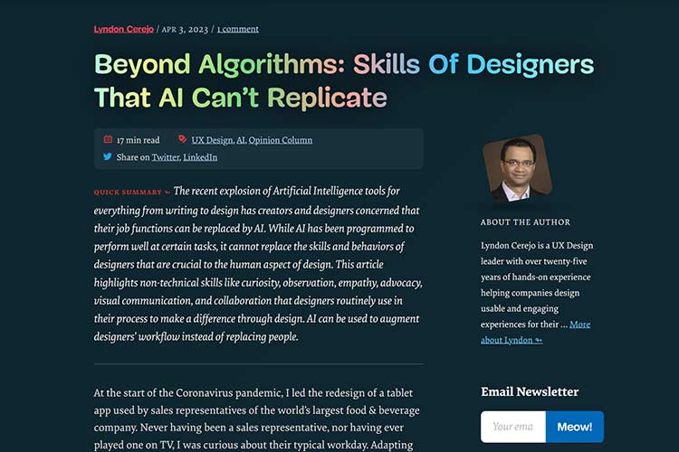 Beyond Algorithms: Skills Of Designers That AI Can't Replicate